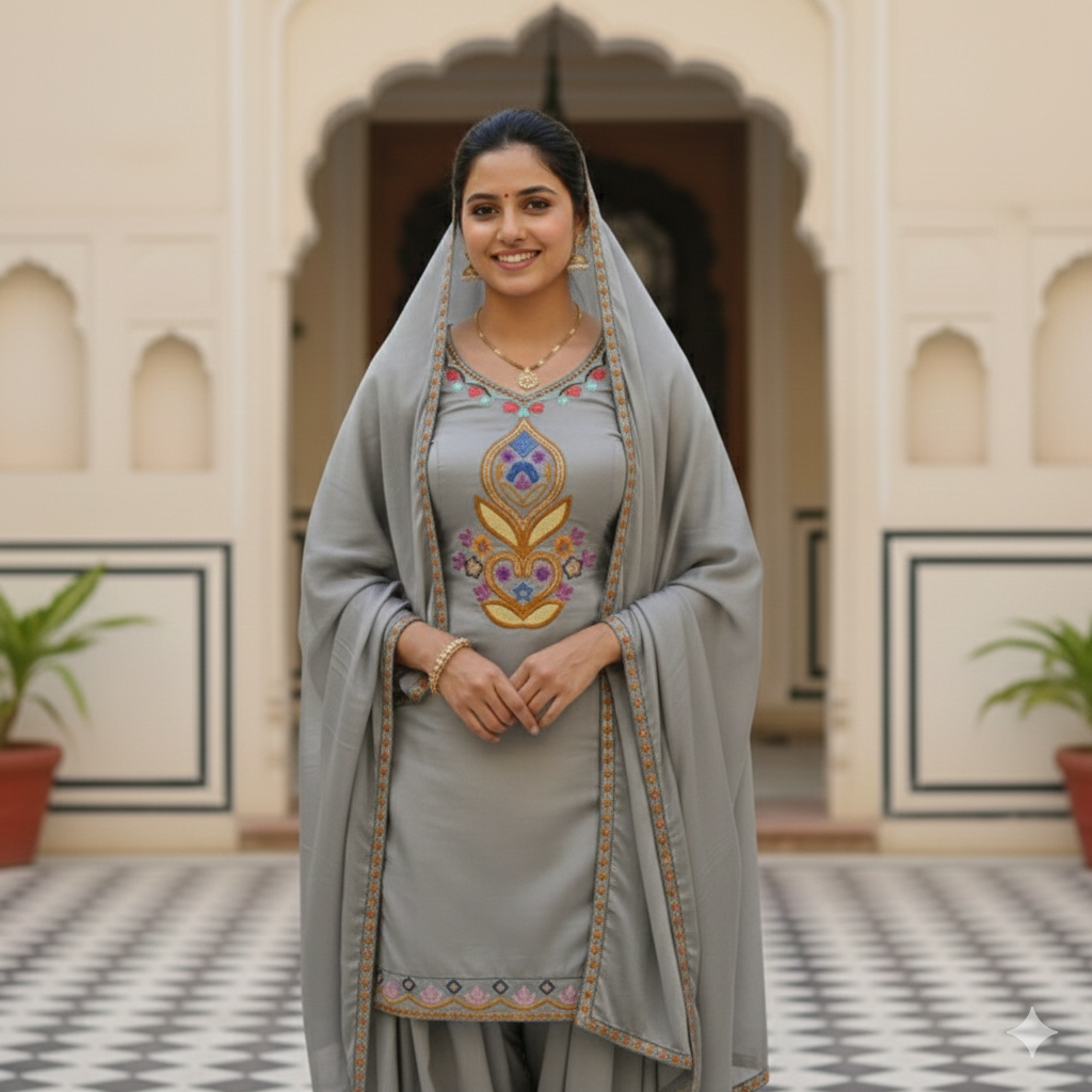 Royal Resham Buta Ensemble