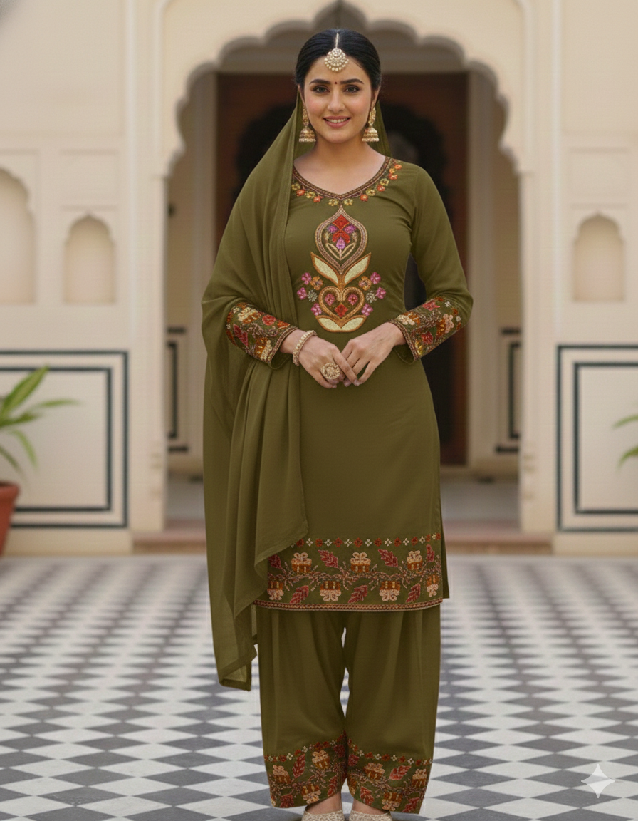 The Earth-Tone Resham Ensemble